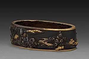 Sword-Hilt Collar (Fuchi) by Unknown Artist