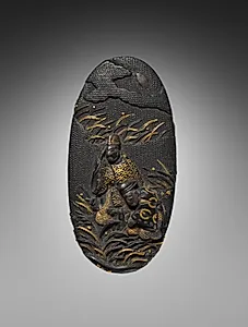 Sword-Hilt Pommel (Kashira) by Unknown Artist