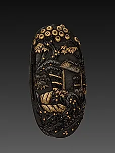 Sword-Hilt Pommel (Kashira) by Unknown Artist