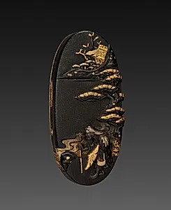 Sword-Hilt Pommel (Kashira) by Unknown Artist