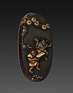 Sword-Hilt Pommel (Kashira) by Unknown Artist