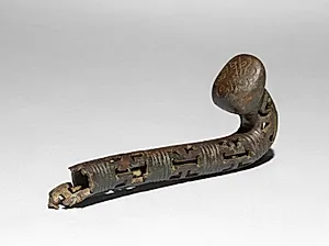 Tail for a Feline Incense Burner by Unknown Artist
