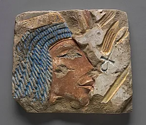 Talatat: Portrait of Nefertiti by Unknown Artist