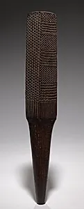 Tapa Cloth Beater (l'e kuku) by Unknown Artist