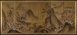 Tartars Hunting in a Mountain Landscape by Unknown Artist