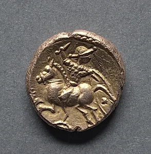 Tasciovanus Stater: Horse and Armed Rider (reverse) by Unknown Artist