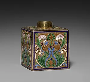 Tea Caddy by Feodor Ivanovich Rückert (Russian, 1840–1917)