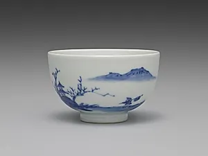 Teacup from Tea Set with Chinese Landscape by Seifū Yohei III (Japanese, 1851–1914)