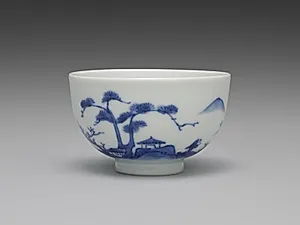 Teacup from Tea Set with Chinese Landscape by Seifū Yohei III (Japanese, 1851–1914)