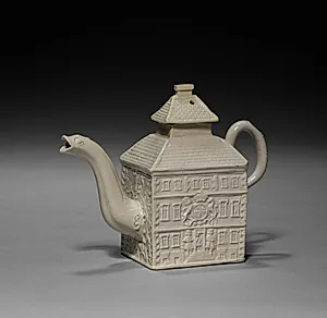 Teapot by Staffordshire Factory (British)