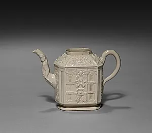 Teapot by Staffordshire Factory (British)