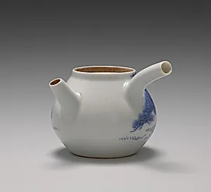 Teapot with Pines by Seifū Yohei III (Japanese, 1851–1914)