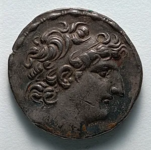 Tetradrachm: Head of Antiochos VIII (obverse) by Unknown Artist