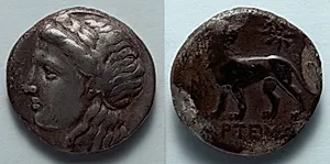 Tetradrachm: Head of Apollo (obverse); Lion (reverse) by Unknown Artist