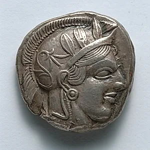 Tetradrachm: Head of Athena (obverse) by Unknown Artist