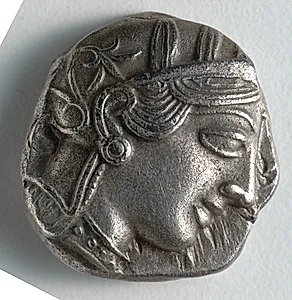 Tetradrachm: Head of Athena, r. (obverse) by Unknown Artist