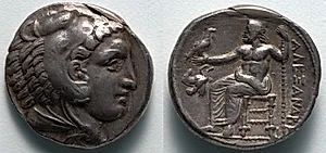 Tetradrachm: Head of Young Herakles (obverse); Zeus (reverse) by Unknown Artist