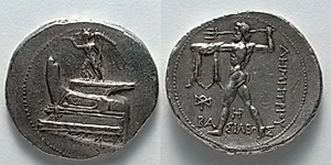 Tetradrachm: Nike on Ship's Prow (obverse); Poseidon (reverse) by Unknown Artist