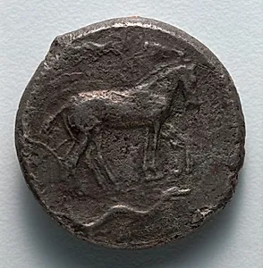 Tetradrachm: Quadriga, Nike, Ketos (obverse) by Unknown Artist