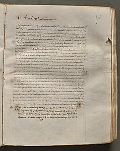 Text, folio 138 (recto), from a Gospel Book with Commentaries by Unknown Artist
