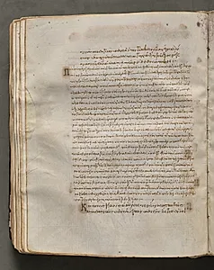 Text, folio 159 (verso), from a Gospel Book with Commentaries by Unknown Artist