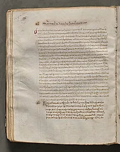 Text, folio 163 (verso), from a Gospel Book with Commentaries by Unknown Artist