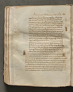 Text, folio 194 (verso), from a Gospel Book with Commentaries by Unknown Artist