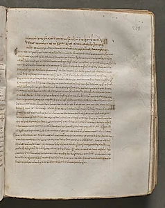Text, folio 202 (recto), from a Gospel Book with Commentaries by Unknown Artist