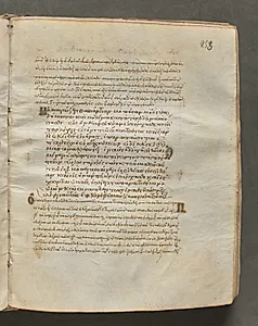 Text, folio 253 (recto), from a Gospel Book with Commentaries by Unknown Artist