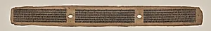 Text, folio 3 (verso), from a Manuscript of the Perfection of Wisdom in Eight Thousand Lines (Ashtasahasrika Prajnaparamita-sutra) by Unknown Artist