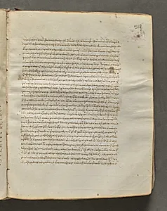 Text, folio 319 (recto), from a Gospel Book with Commentaries by Unknown Artist