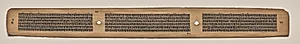 Text, Folio 37 (verso), from a Manuscript of the Perfection of Wisdom in Eight Thousand Lines (Ashtasahasrika Prajnaparamita-sutra) by Unknown Artist