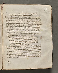 Text, folio 404 (recto), from a Gospel Book with Commentaries by Unknown Artist