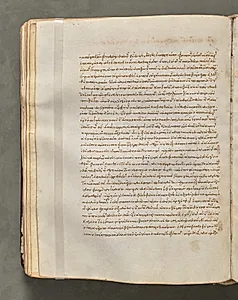 Text, folio 95 (verso), from a Gospel Book with Commentaries by Unknown Artist