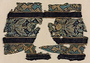 Textile fragment, probably part of a garment by Unknown Artist