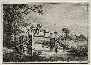 The Anglers by Adriaen van Ostade (Dutch, 1610–1684)