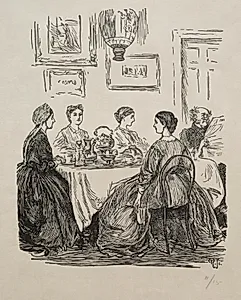 The Annual Question - Where Shall We Go? by George Louis Palmella Busson Du Maurier (British, 1834–1896)