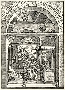 The Annunciation by Albrecht Dürer (German, 1471–1528)