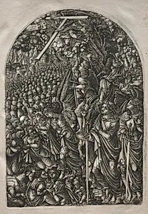 The Apocalypse:  Four Angels Holding Back the Winds by Jean Duvet (French, 1485–1561)