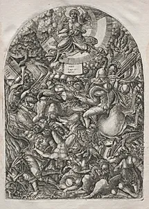 The Apocalypse:  The Angel in the Sun Calling the Birds of Prey