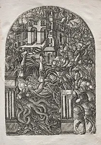 The Apocalypse:  The Fall of Babylon by Jean Duvet (French, 1485–1561)