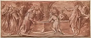 The Apostles Gathered Around the Tomb of the Virgin