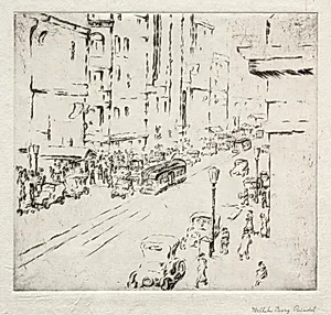 The Avenue by William George Reindel (American, 1871–1948)