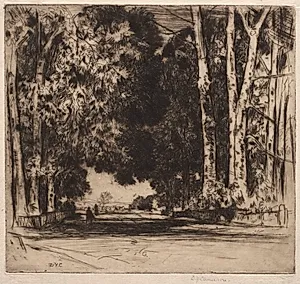 The Avenue by David Young Cameron (British, 1865–1945)