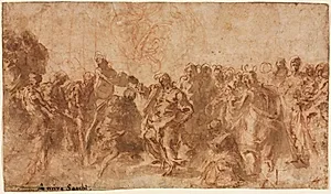 The Baptism of Christ by Cesare Pollini (Italian, c. 1560-c. 1630)