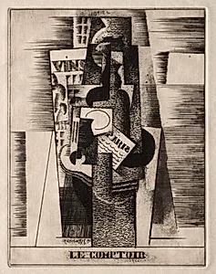 The Bar by Louis Marcoussis (French, 1883–1941)