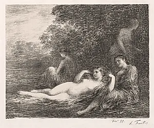 The Bathers by Henri Fantin-Latour (French, 1836–1904)