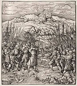 The Battle Against the Blue Company