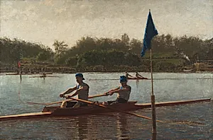 The Biglin Brothers Turning the Stake by Thomas Eakins (American, 1844–1916)