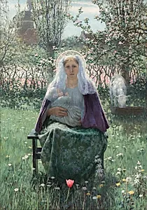 The Blessed Mother by George Hitchcock (American, 1850–1913)